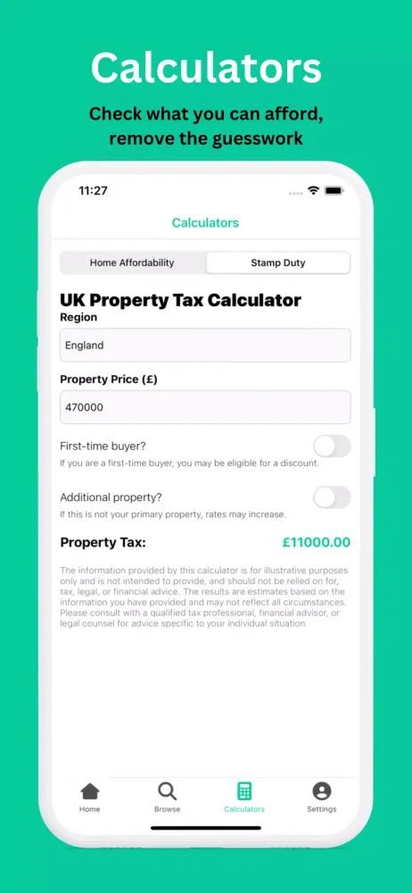Property Tracker Screenshots