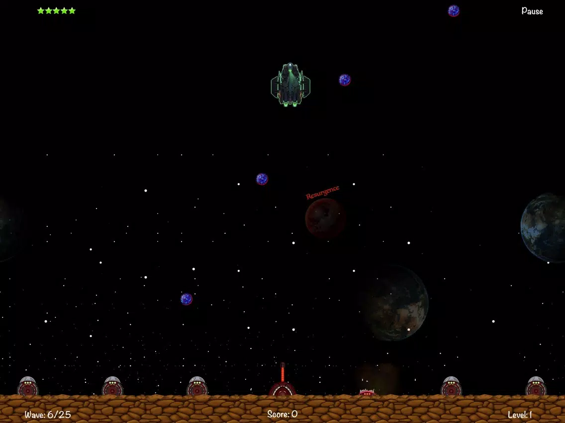 Ảnh chụp màn hình của Alien Resurgence iPad 
