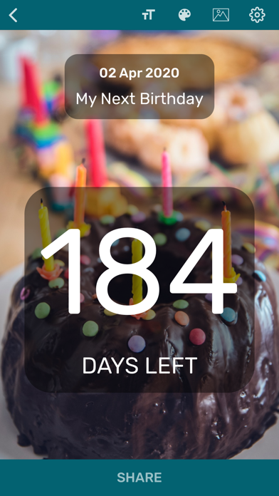Countdown App - Day Counter Screenshots