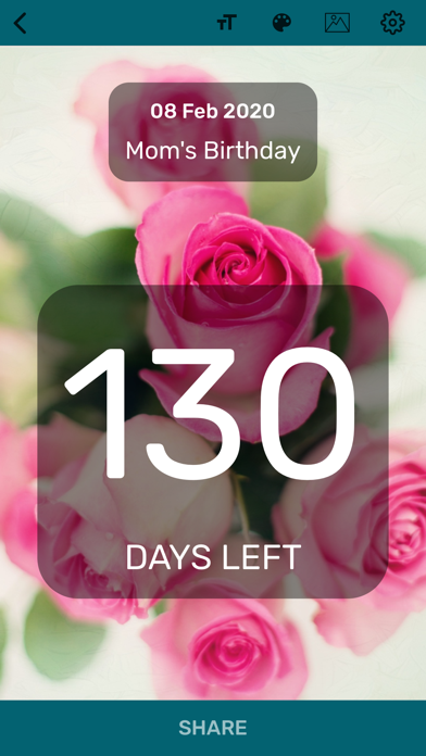 Countdown App - Day Counter Screenshots