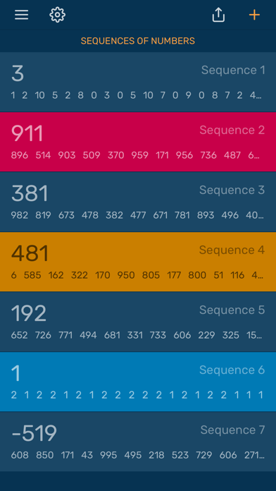 Random Number Generator App Screenshots