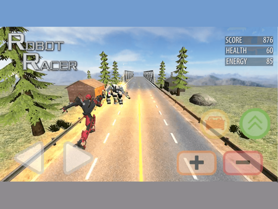 Robot Racer : Endless Mecha Fighting on Highway iPad  Screenshots