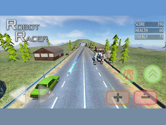 Robot Racer : Endless Mecha Fighting on Highway iPad  Screenshots