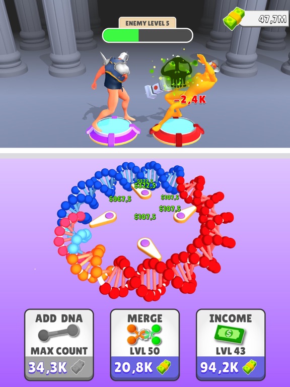 DNA Evolve Clicker iPad 应用截图