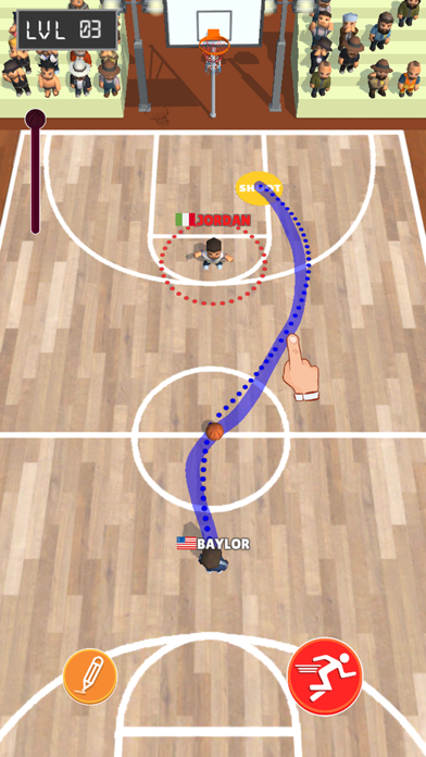 Draw Basket 3D স্ক্রিনশট