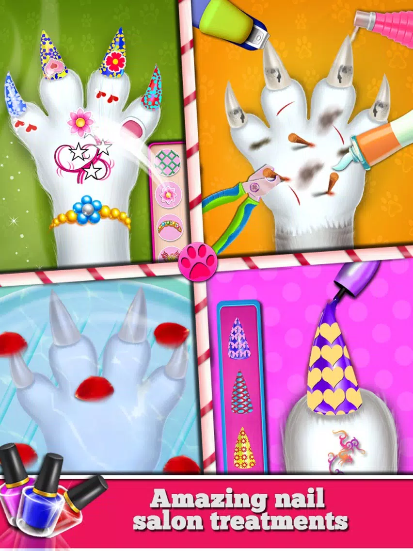 Kitty Fancy Nail Salon iPad Screenshots
