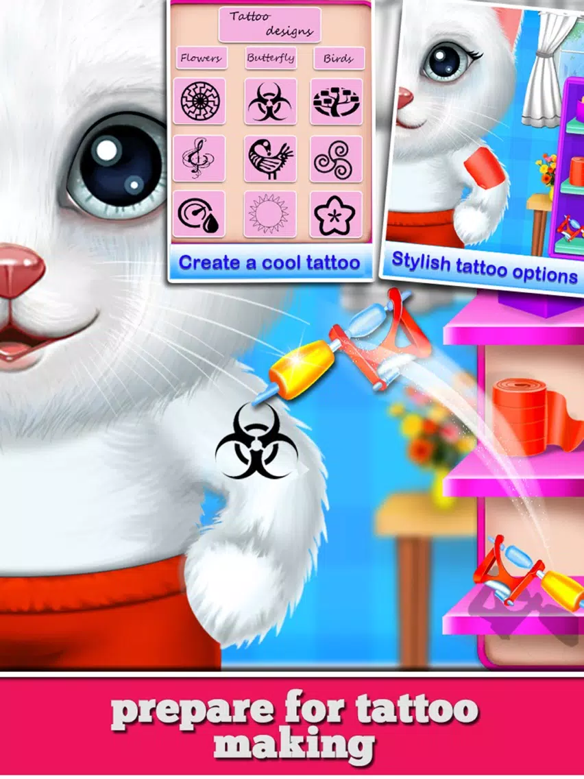 Kitty Fancy Nail Salon iPad Screenshots