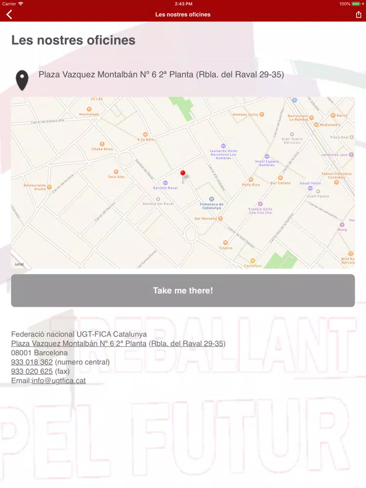 UGT FICA iPad Screenshots