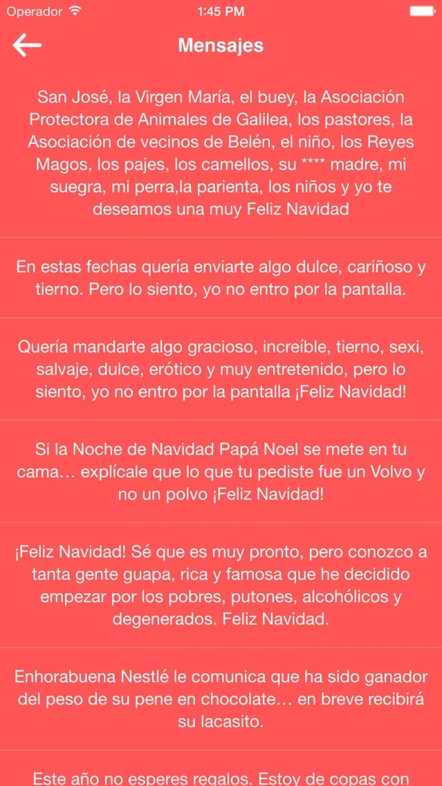 Feliz Navidapp Screenshots