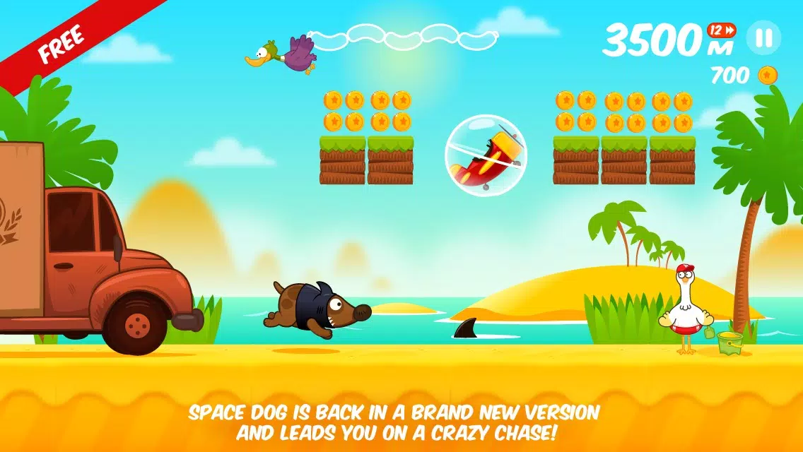 Captures d'écran de Space Dog Run