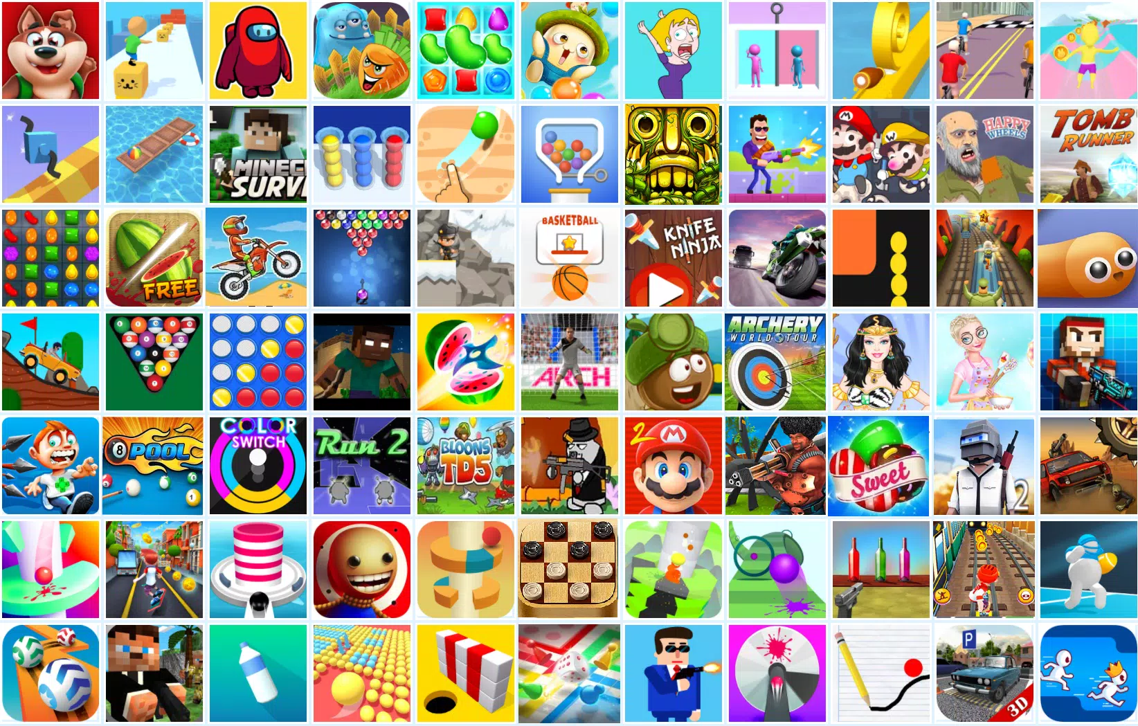 All in one Game, All Games Screenshots
