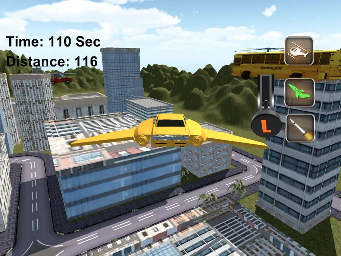 Real Flying Car Jet : Futuristic Racing Moto iPad 應用截圖