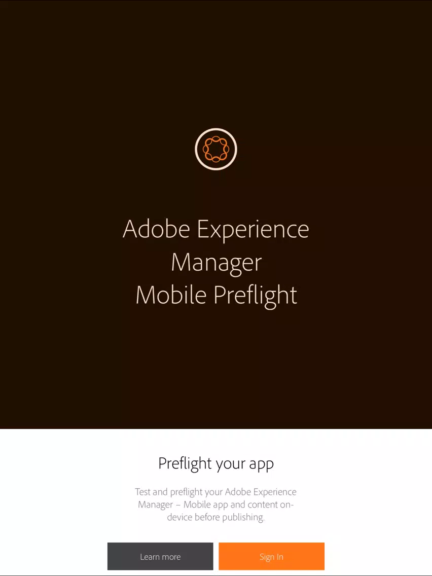 AEM Mobile Preflight iPad Screenshots