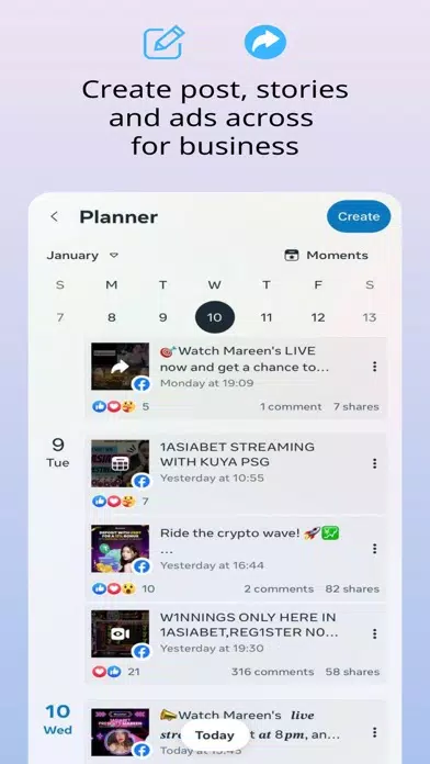 Business Suite for Meta Screenshots