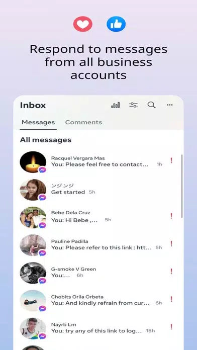 Business Suite for Meta Screenshots