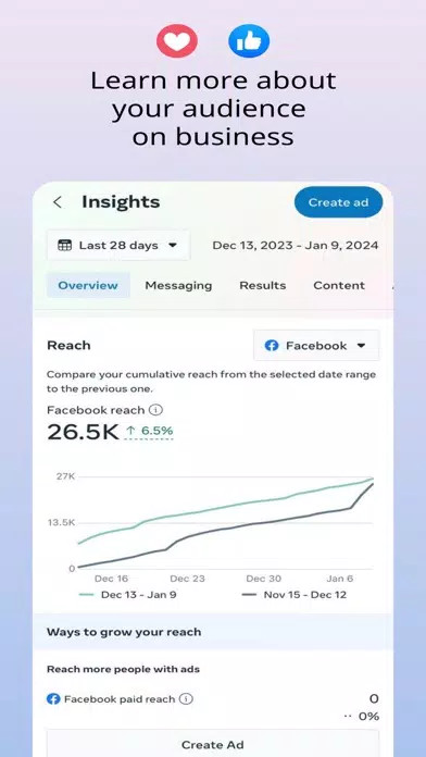 Business Suite for Meta Screenshots