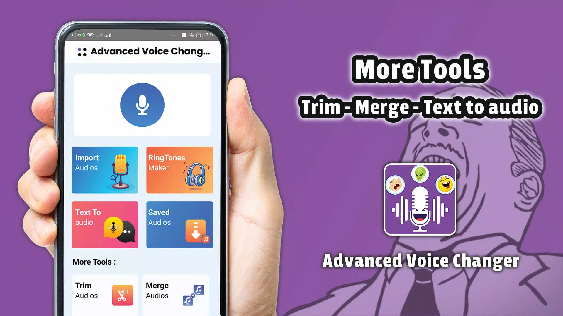 Advanced voice changer call Screenshots