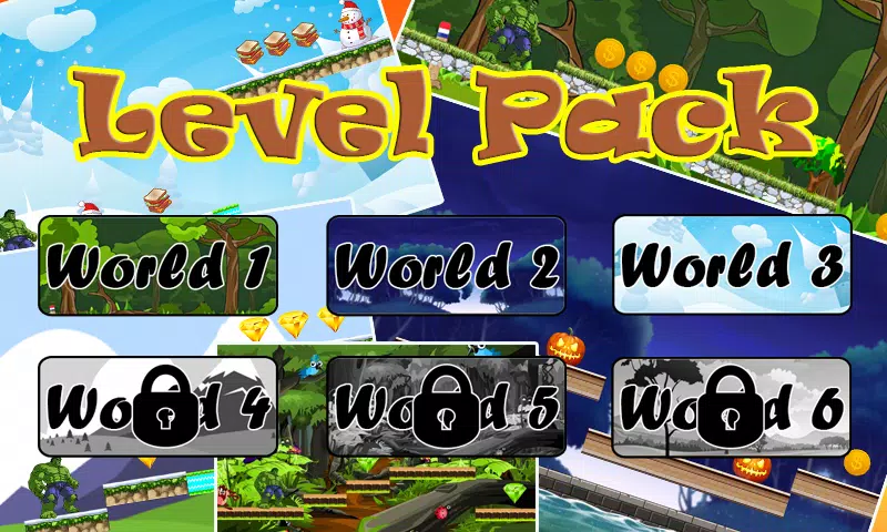 ADVENTURE GREEN MAN HERO Screenshots