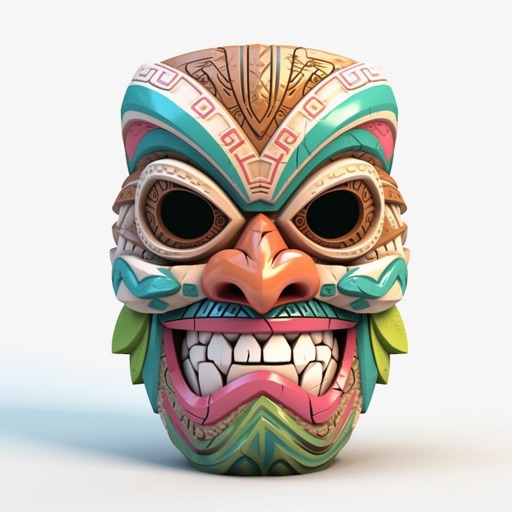 Tiki Masks Stickers Tiki Masks Stickers