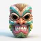 Tiki Masks Stickers