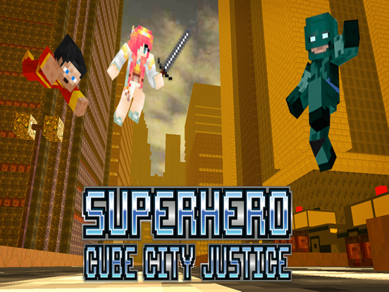 Capturas de tela do Superhero: Cube City Justice iPad 