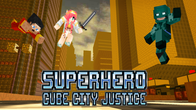 Capturas de tela do Superhero: Cube City Justice
