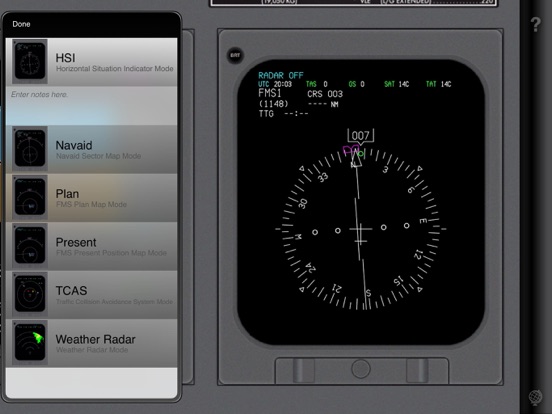 CRJ-700 Cockpit Fam. iPad Ekran Görüntüleri