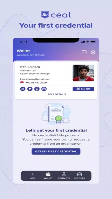 Ceal – Your Digital Identity Screenshots