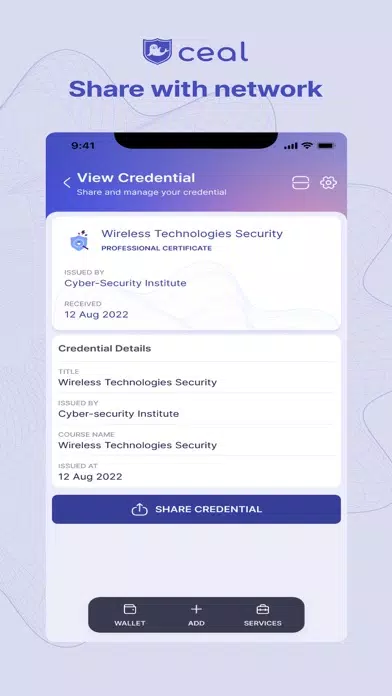 Ceal – Your Digital Identity Screenshots