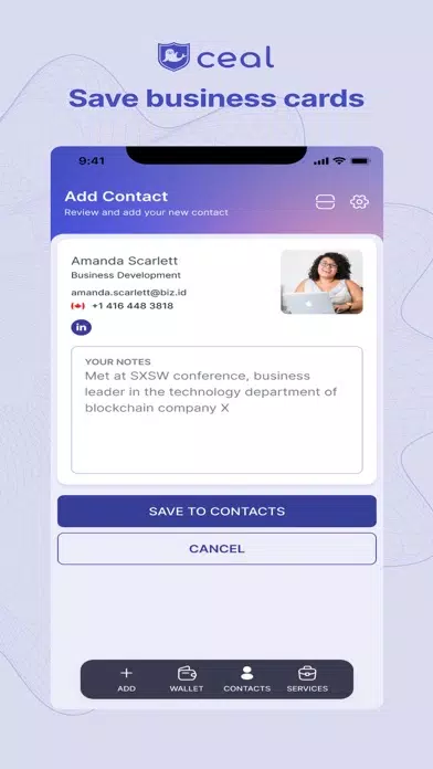 Ceal – Your Digital Identity Screenshots