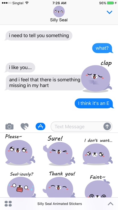 Silly Seal Animated Stickers Screenshots