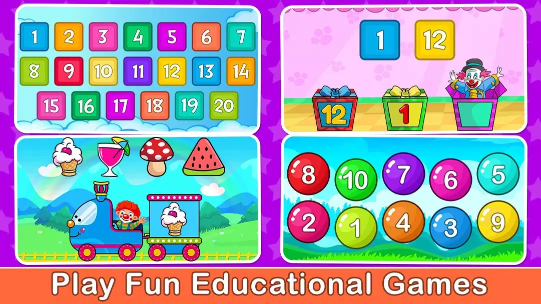 Kids Preschool Learning Games Screenshots