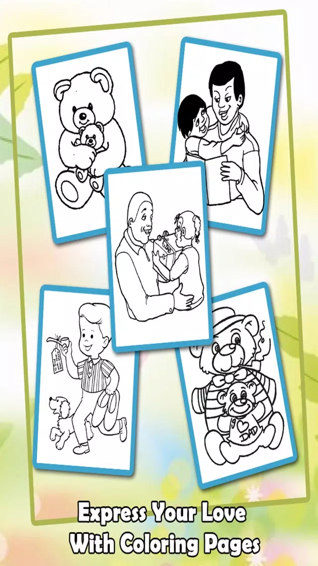 Father's Day Coloring Book For Kids - Free Coloring Book To Dedicate Your DAD Screenshots
