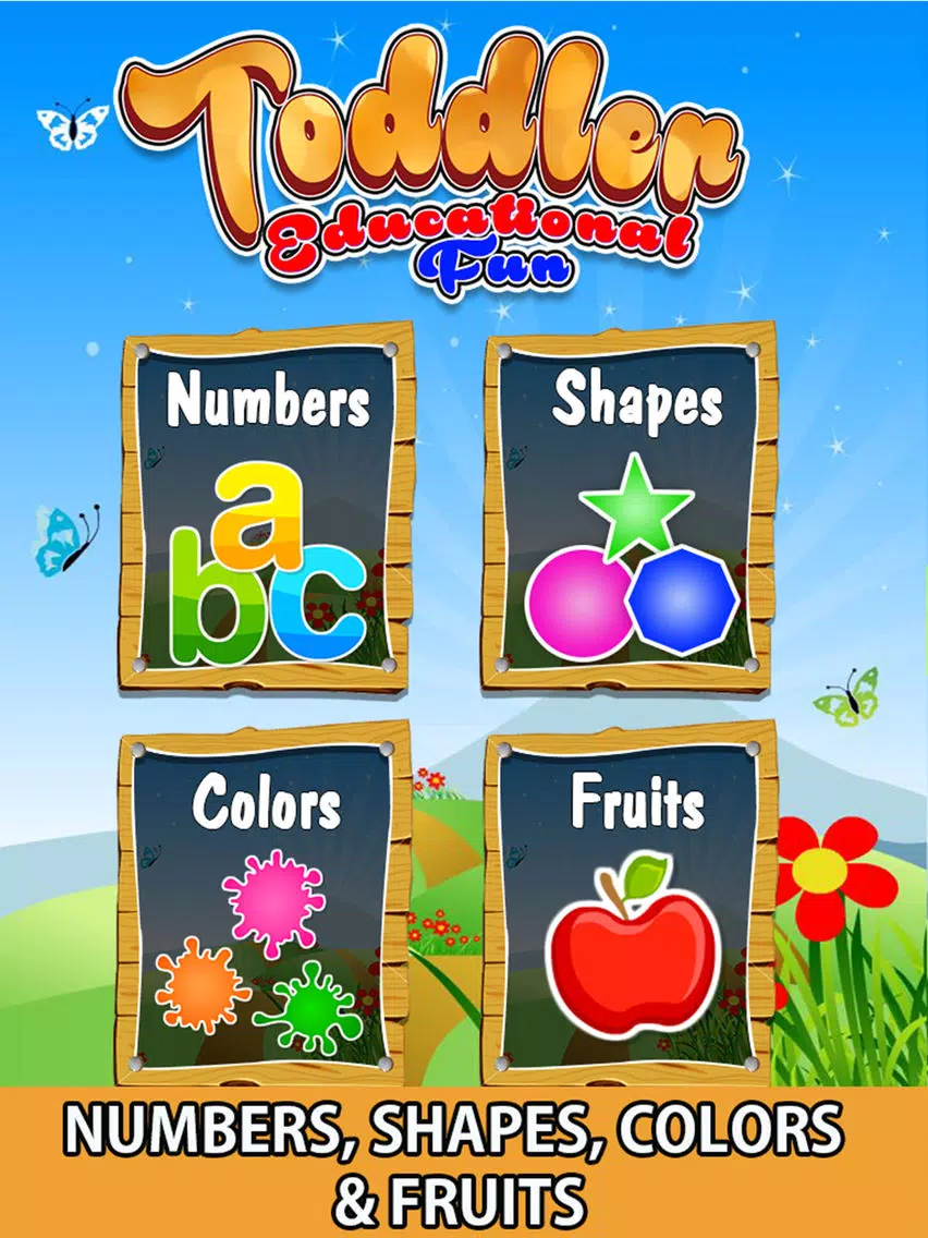 Toddler Educational Learning - Easy Learning For Toddlers iPad Screenshots