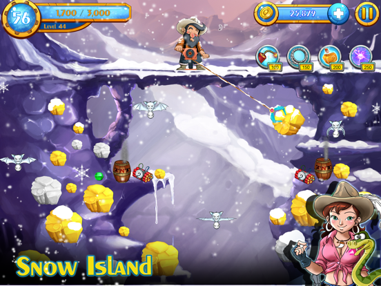 Gold Miner on Secret Islands iPad स्क्रीनशॉट