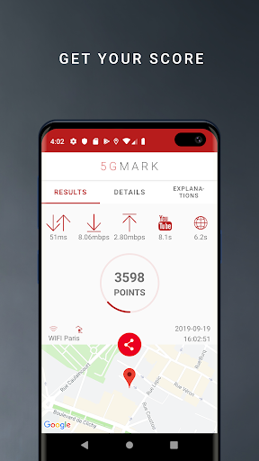 تصاویر 5GMARK Speed & Quality Test