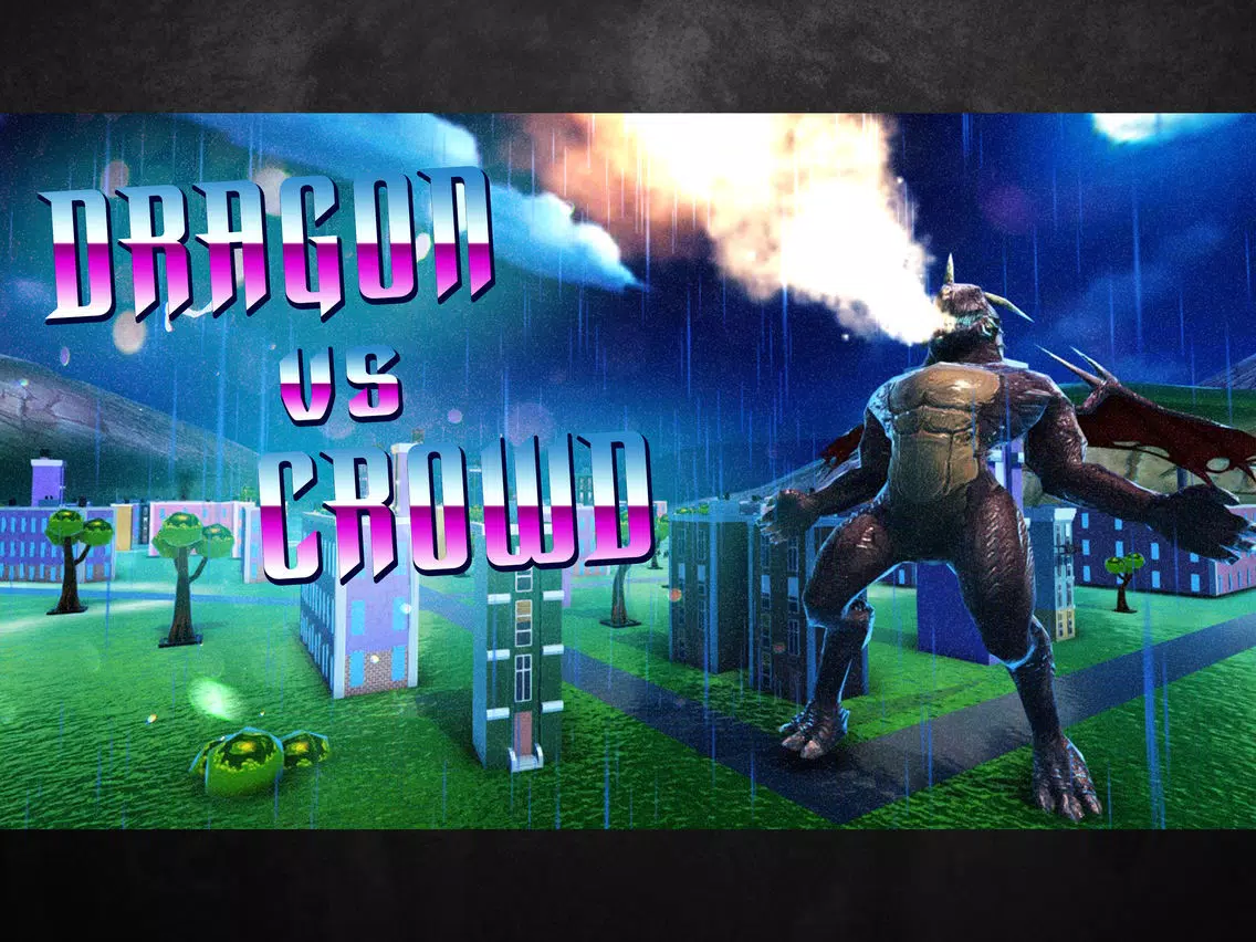Dragon Vs Crowd - Distructions iPad  Screenshots