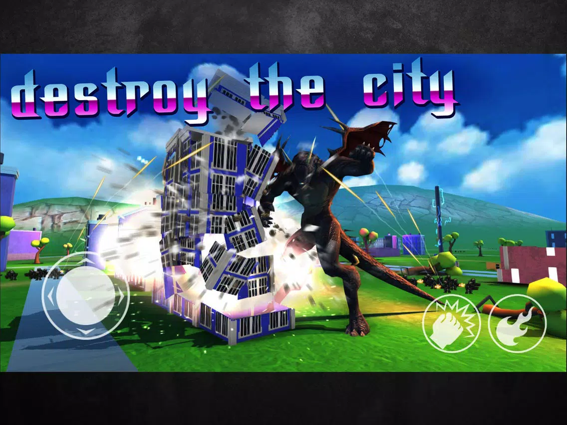 Dragon Vs Crowd - Distructions iPad  Screenshots