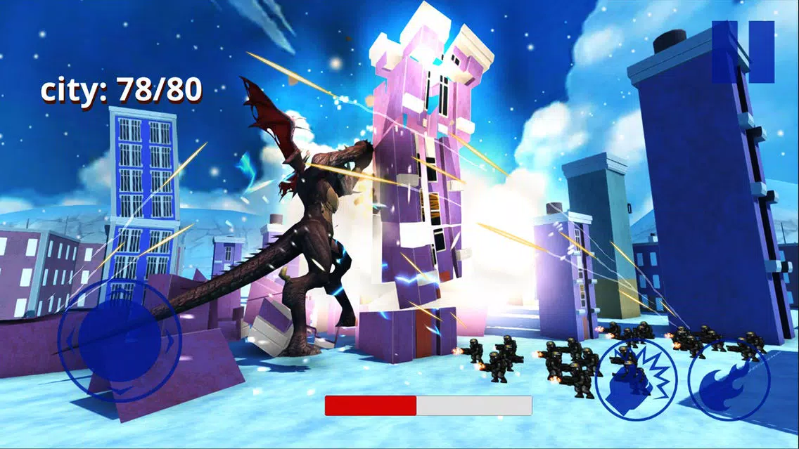 Dragon Vs Crowd - Distructions Screenshots