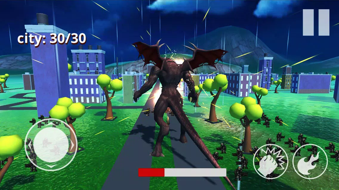 Dragon Vs Crowd - Distructions Screenshots