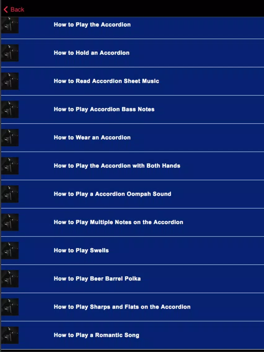 Accordion Tutorial - Learn To Play Accordion iPad Screenshots