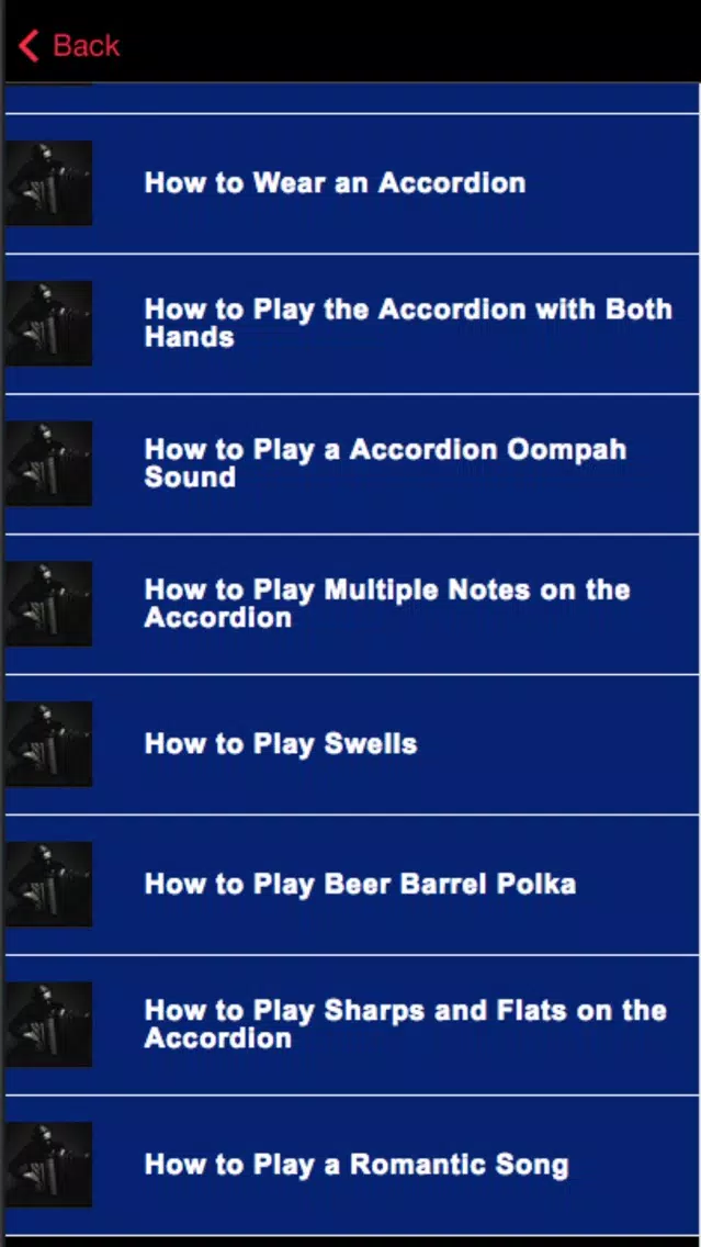 Accordion Tutorial - Learn To Play Accordion Screenshots
