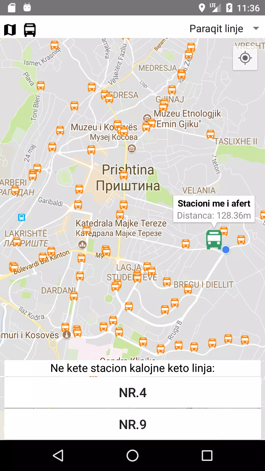 Prishtina Bus Stops Screenshots