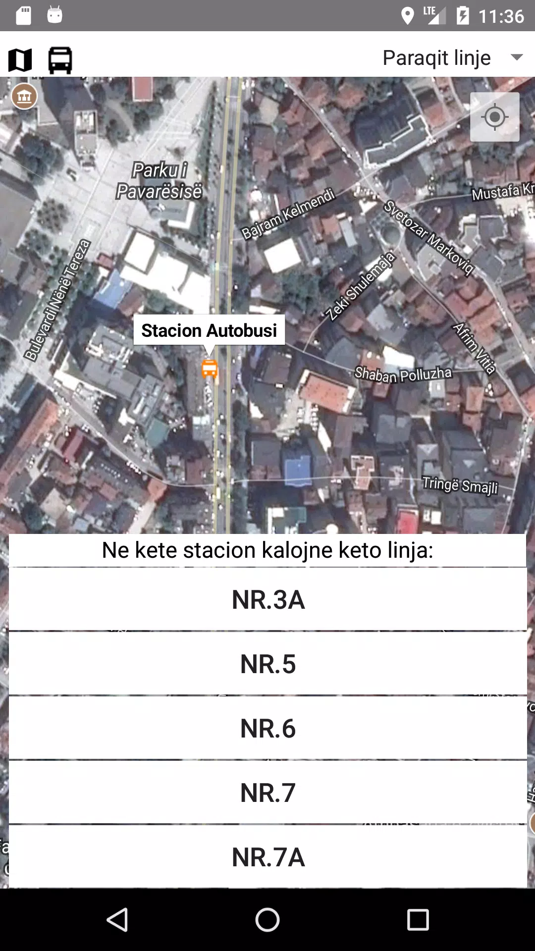 Prishtina Bus Stops Screenshots