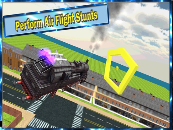 Steam Train 2016 – A Flying Train Conductor World of Supertrains and Skydiving Locomotives iPad Screenshots
