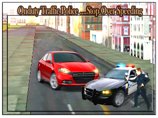 ภาพหน้าจอของ Grand Crime City Chase 2016 - Reckless Speed Driving Adventure with Police Sirens iPad 