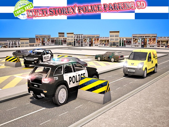 MultiStorey Police Car Parking 2016 - Multi Level Park Plaza Driving Simulator 3D iPad  Screenshots