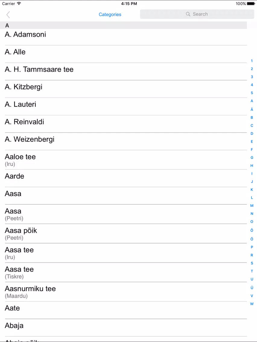 Tallinn. City plan. iPad Screenshots