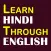 Learn Hindi through English