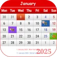 Laos Calendar 2025